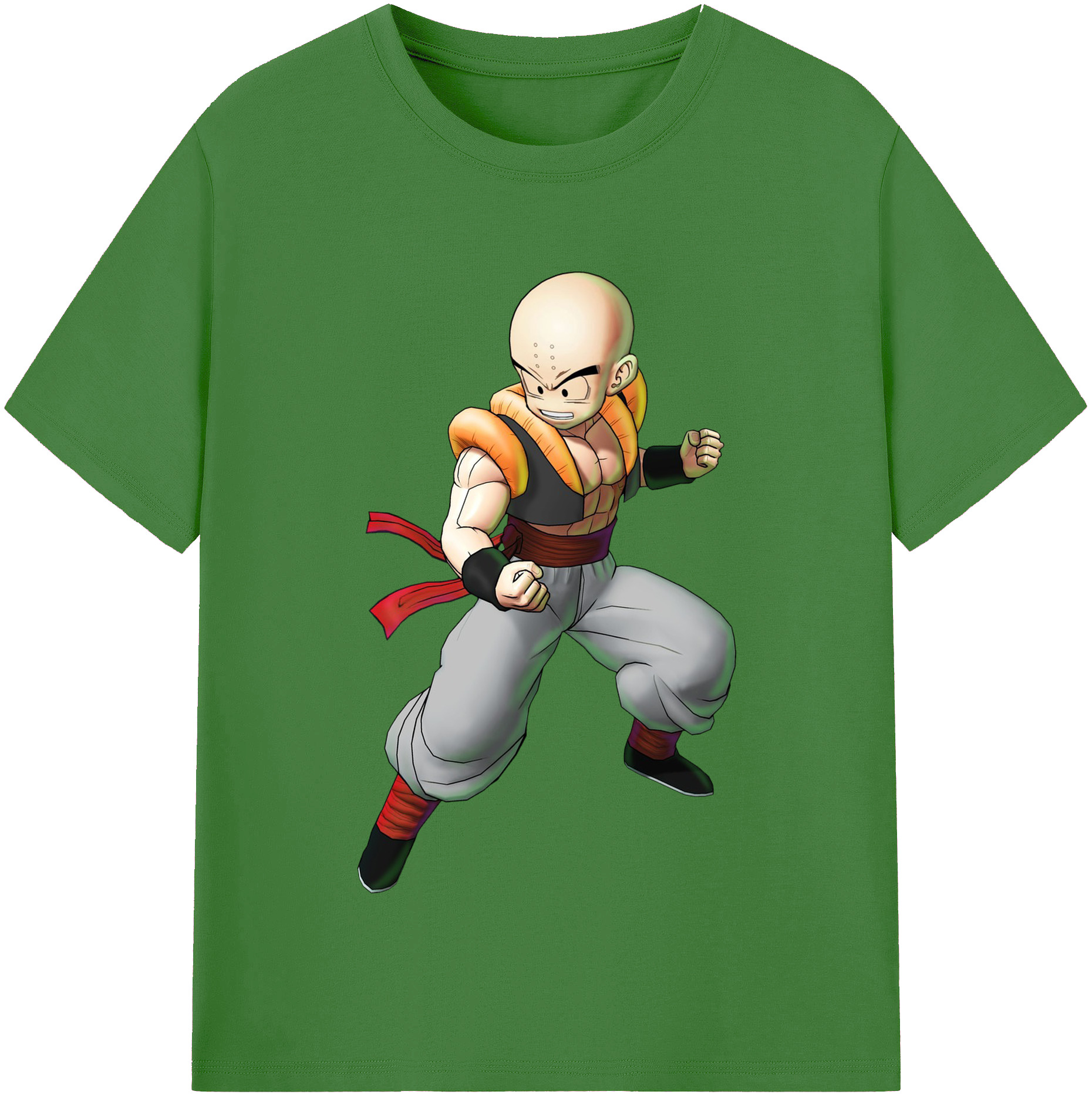 （画像用） ドラゴンボール クリリン DRAGON BALL krillin レディースカジュアルプリントTシャツ（綿100％）